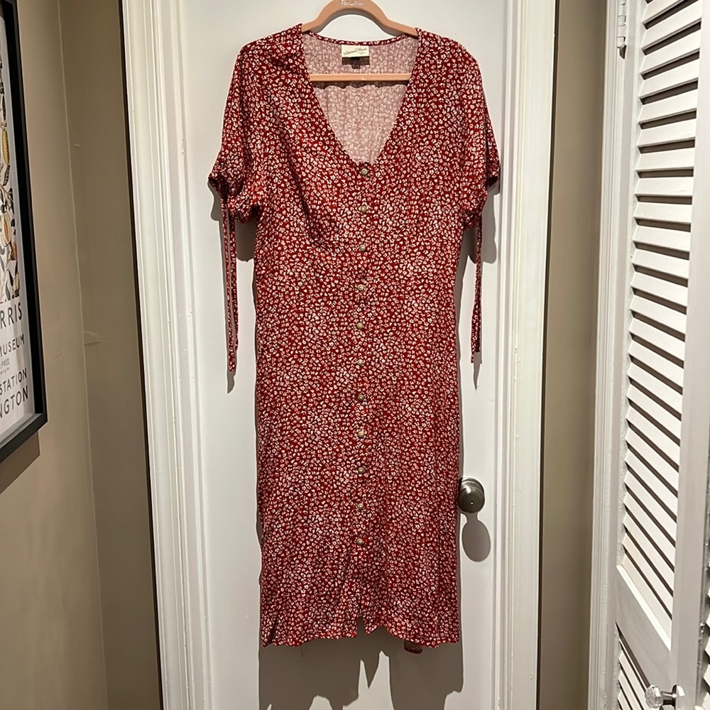Universal Thread red floral sundress